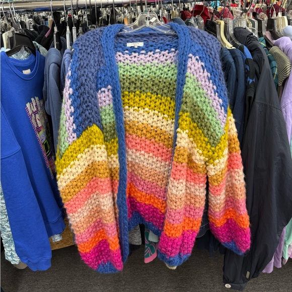 FRNCH Multicolor Knit Cardigan - Picture 8 of 9